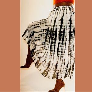 Who What Wear Tie Dye Skirt